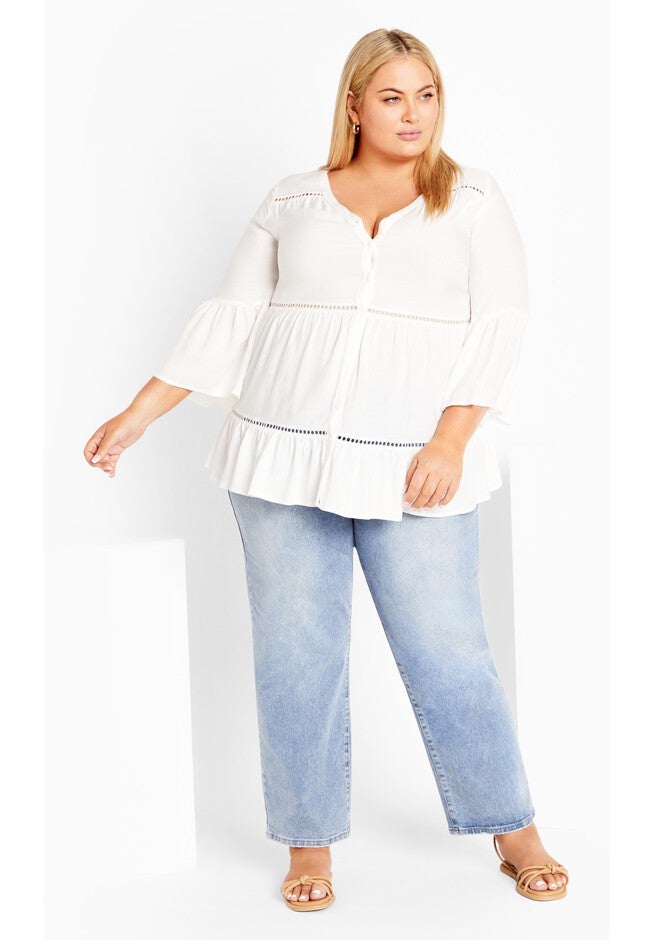 Laura Shirt, WHITE, on-hover image number null