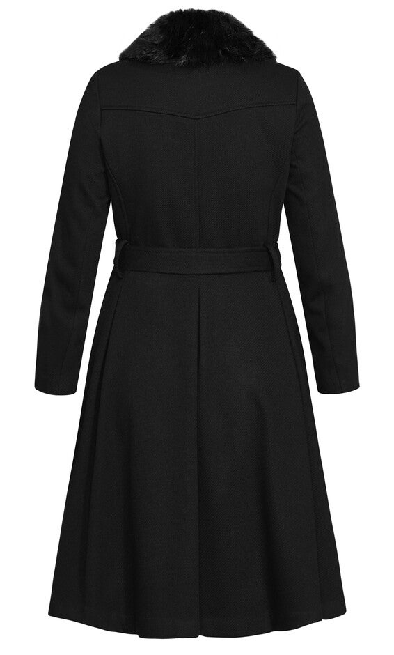 Blushing Belle Coat - black, BLACK, alternate image number 3