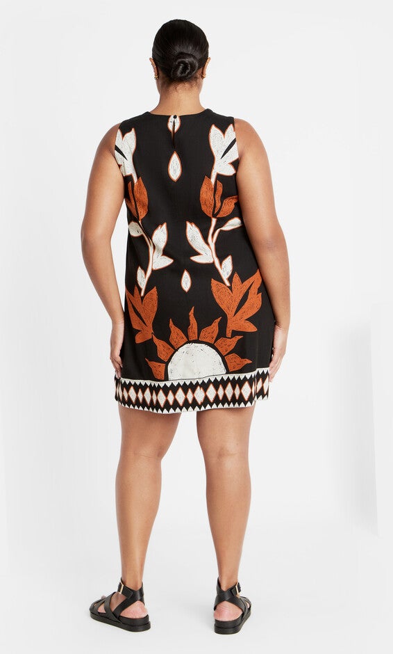 Nala Print Dress - black, NALA, alternate image number null