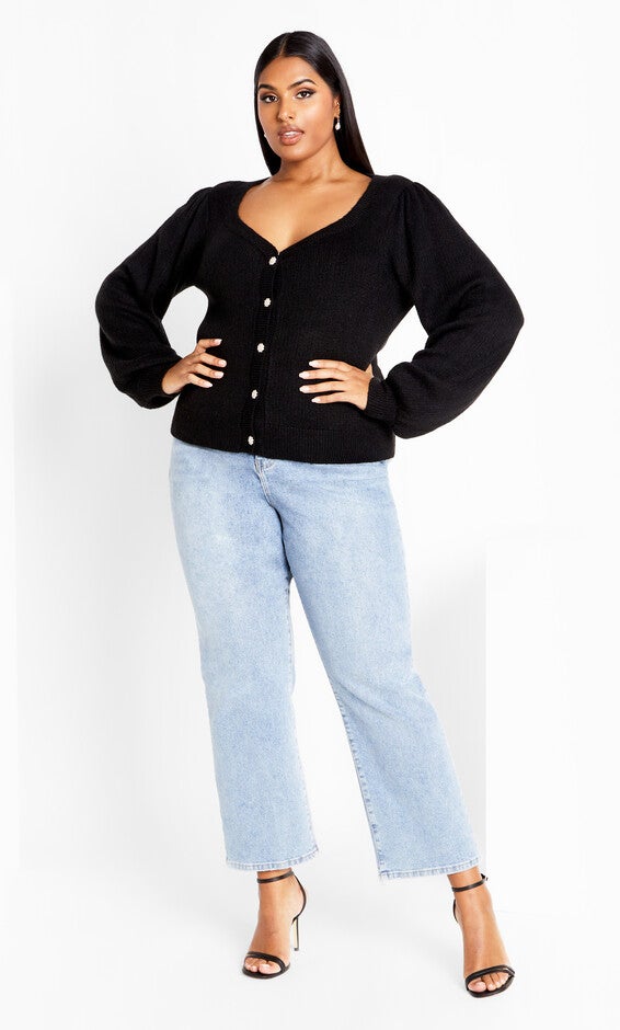 Isabelle Cardigan - black, BLACK, alternate image number null