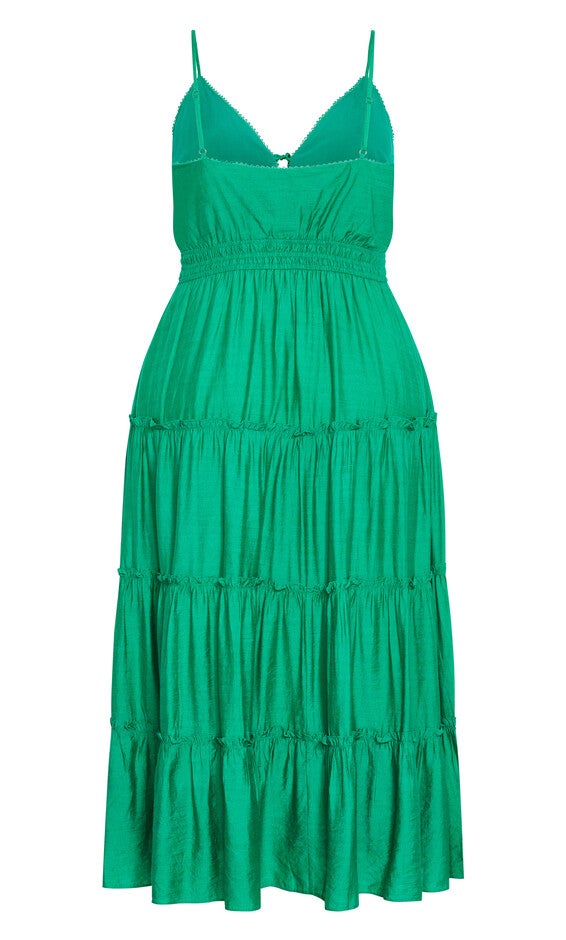 Aiza Maxi Dress - greenstone, GREEN, alternate image number null