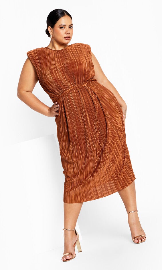 Alexis Dress - bronze, BRONZE, hi-res image number null