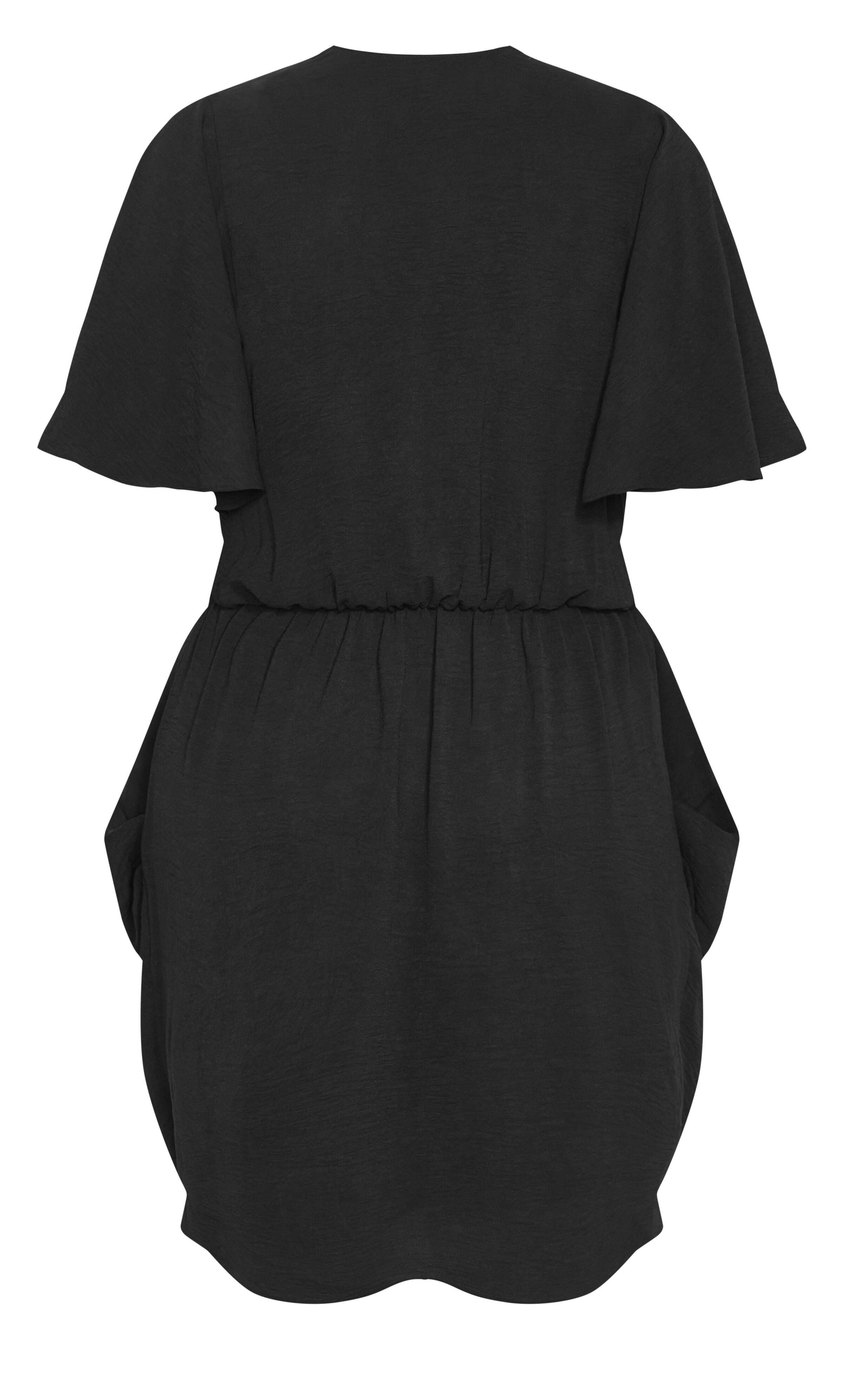 Braelynn Short Dress - black, BLACK, alternate image number 4