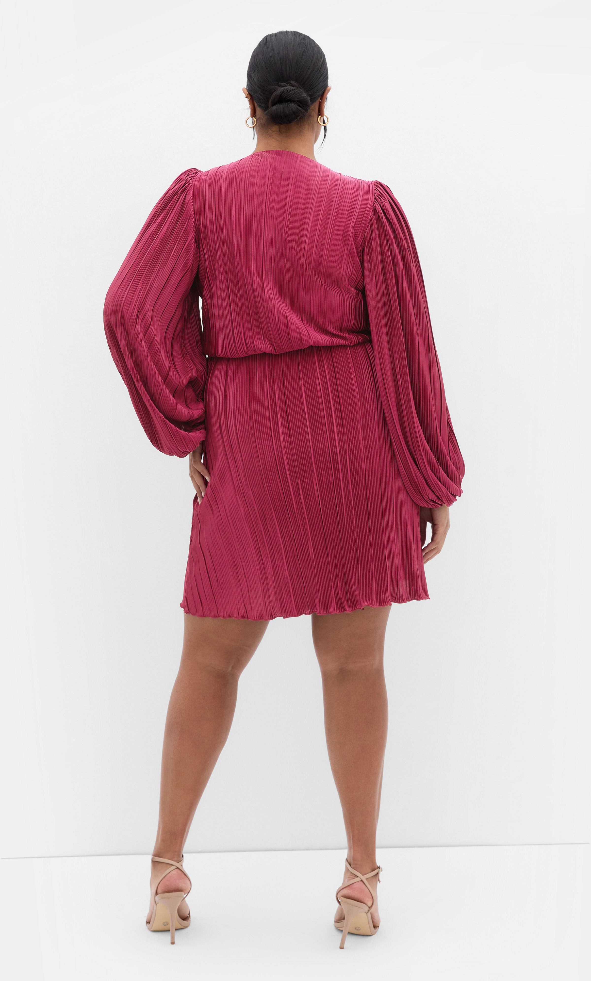 Kira Dress - plum, PURPLE, alternate image number 2