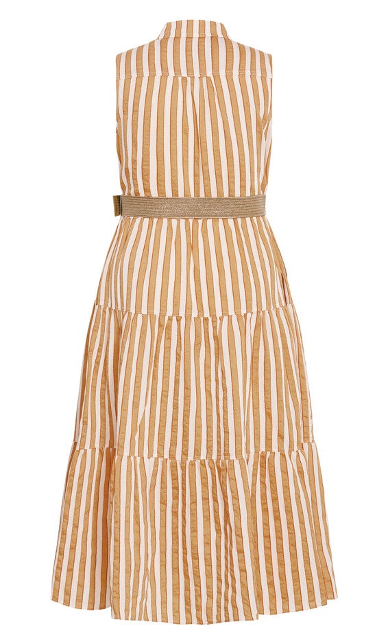 Clean Lines Dress - terracotta, ORANGE, alternate image number 5