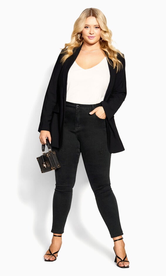Harley Chill Out Jean - black, BLACK, hi-res image number null