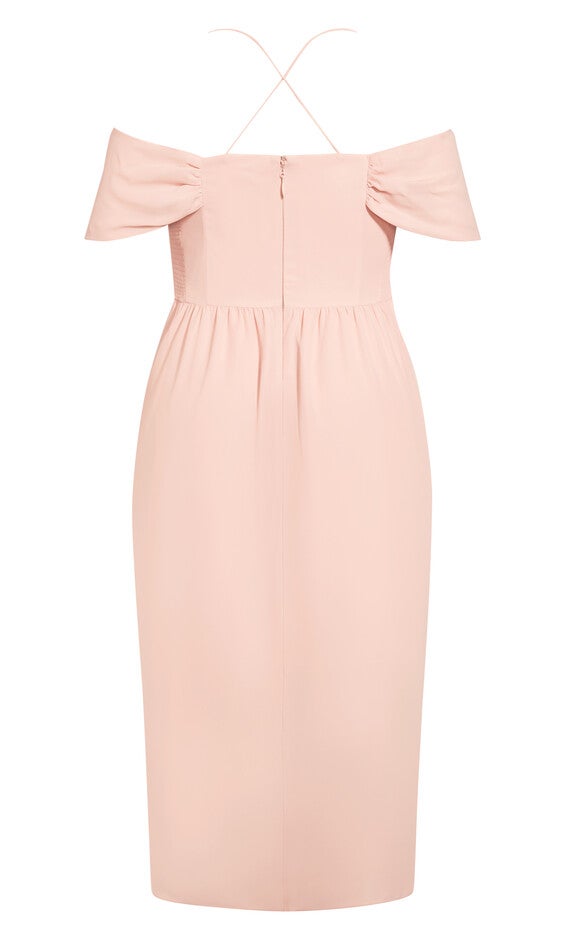 Entwine Tulip Drape Maxi Dress - ballet pink, PINK, alternate image number 5