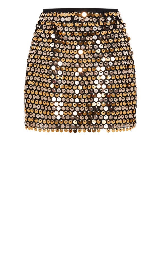 Disco Skirt - gold, YELLOW, alternate image number null