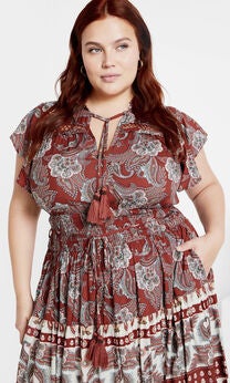 Lilah Dress - marsala