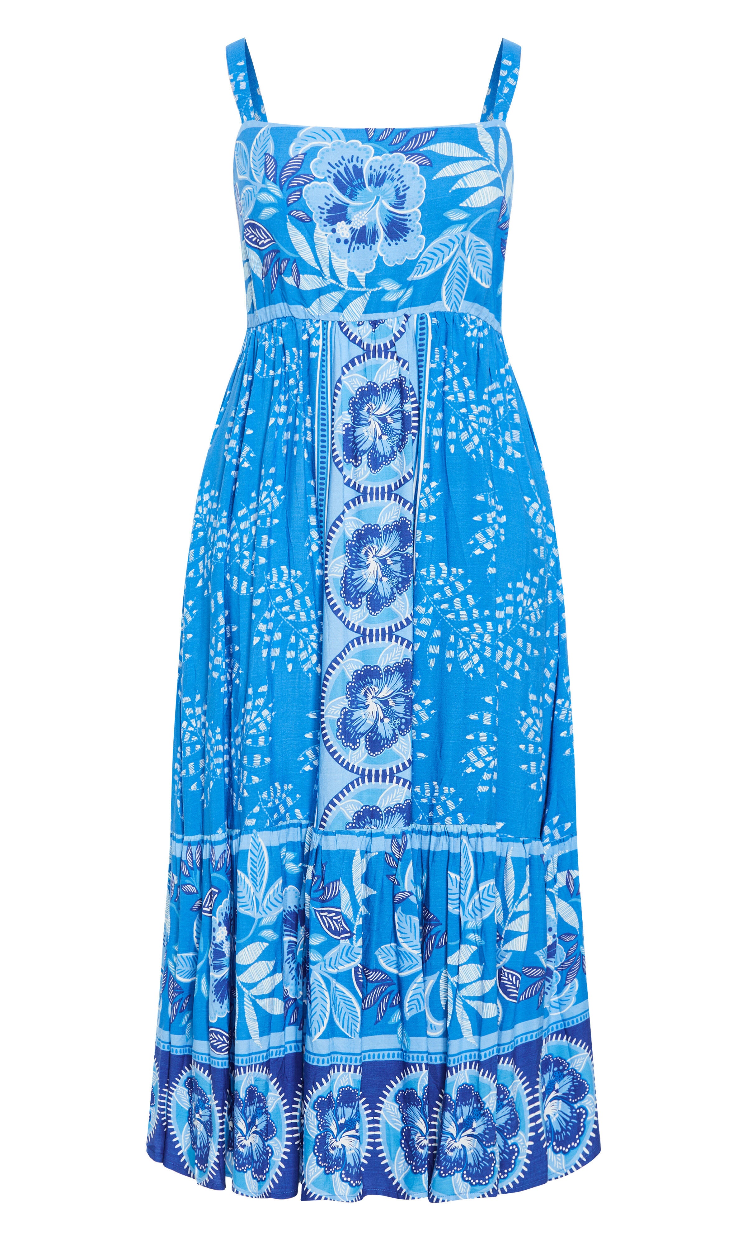 Eden Placement Maxi Dress - ice blue, BLUE, alternate image number 3