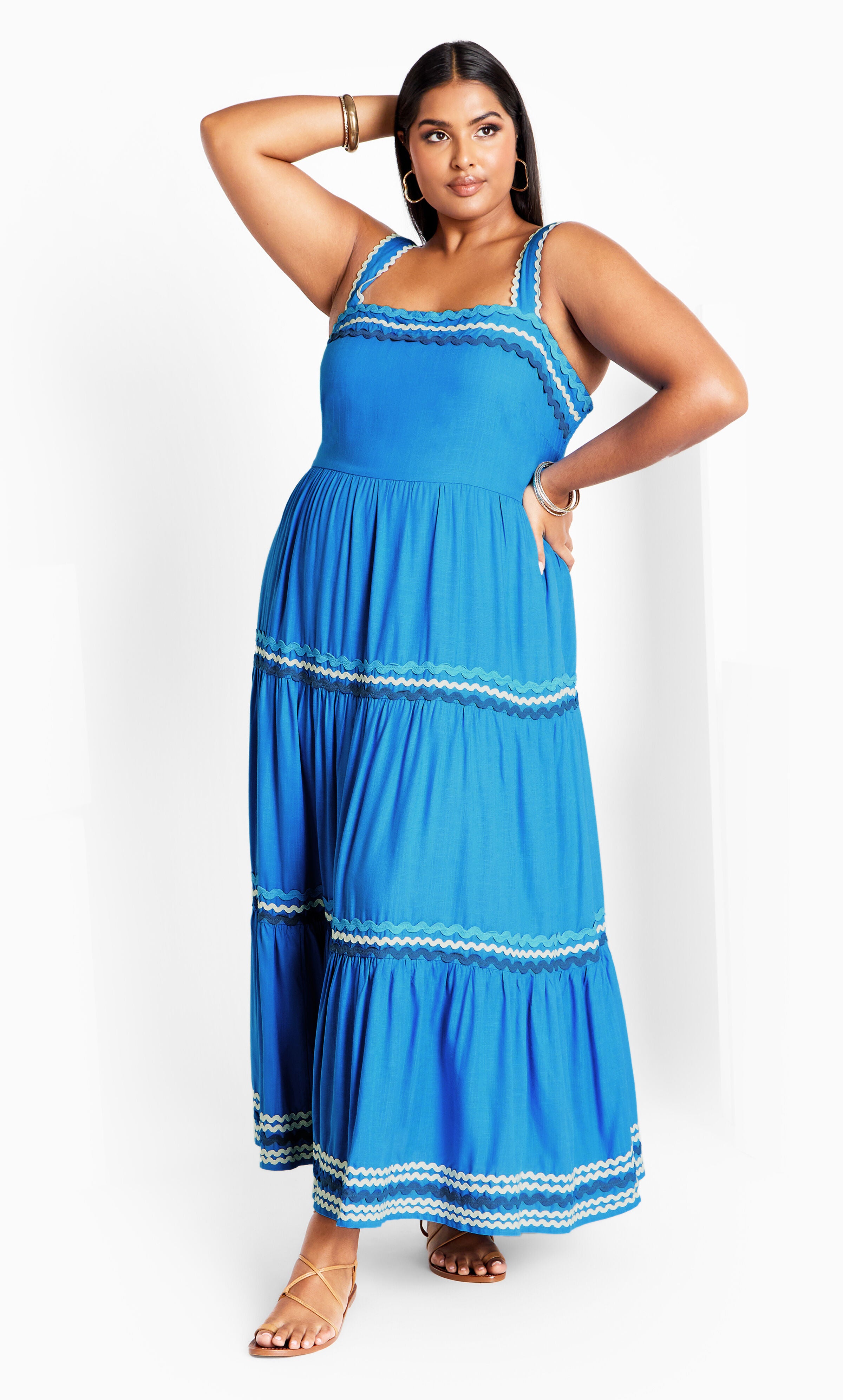 Paradiso Dress - ice blue, BLUE, alternate image number 1