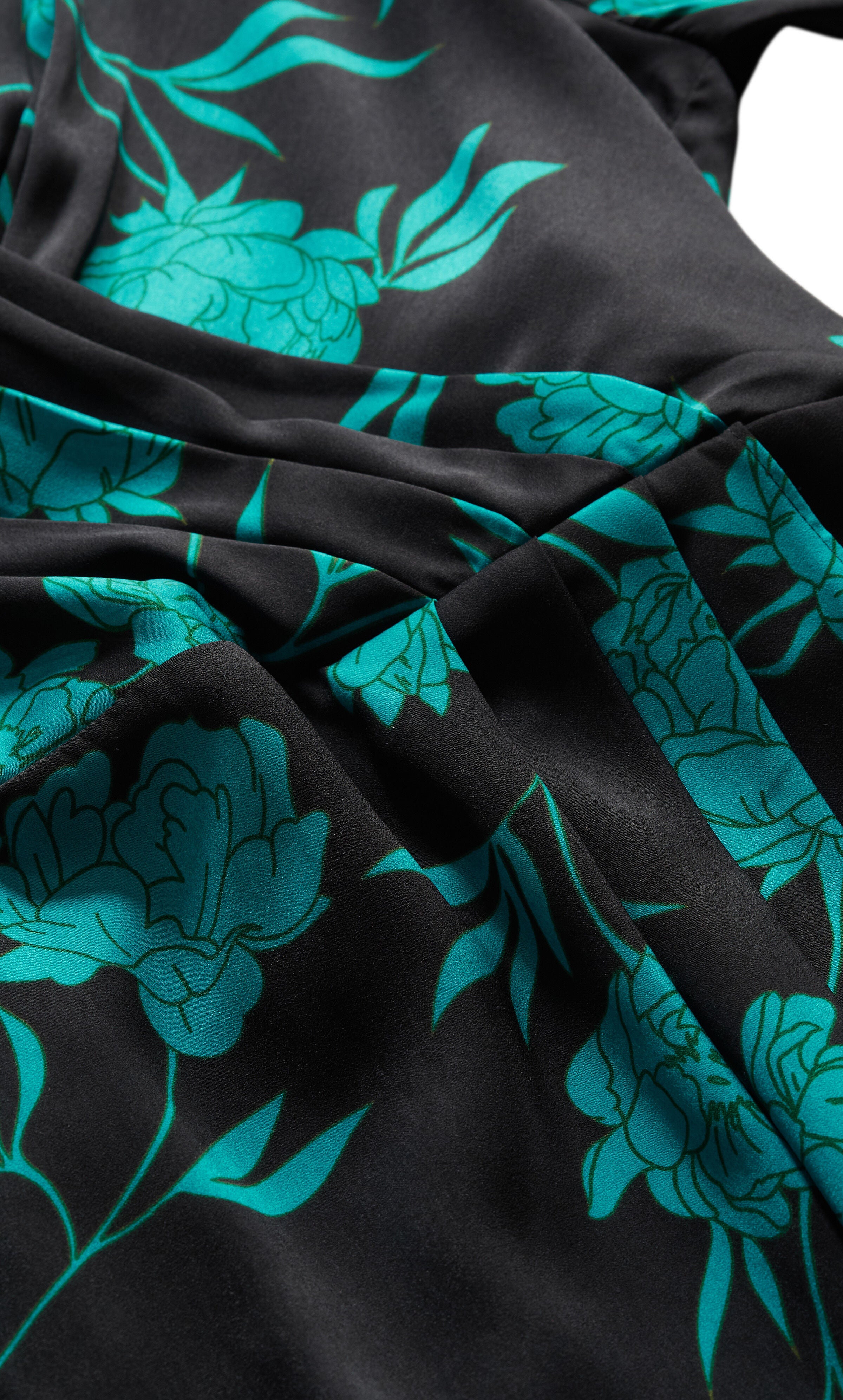 Kimberly Print Maxi Dress - aquarelle, BLACK, alternate image number 5