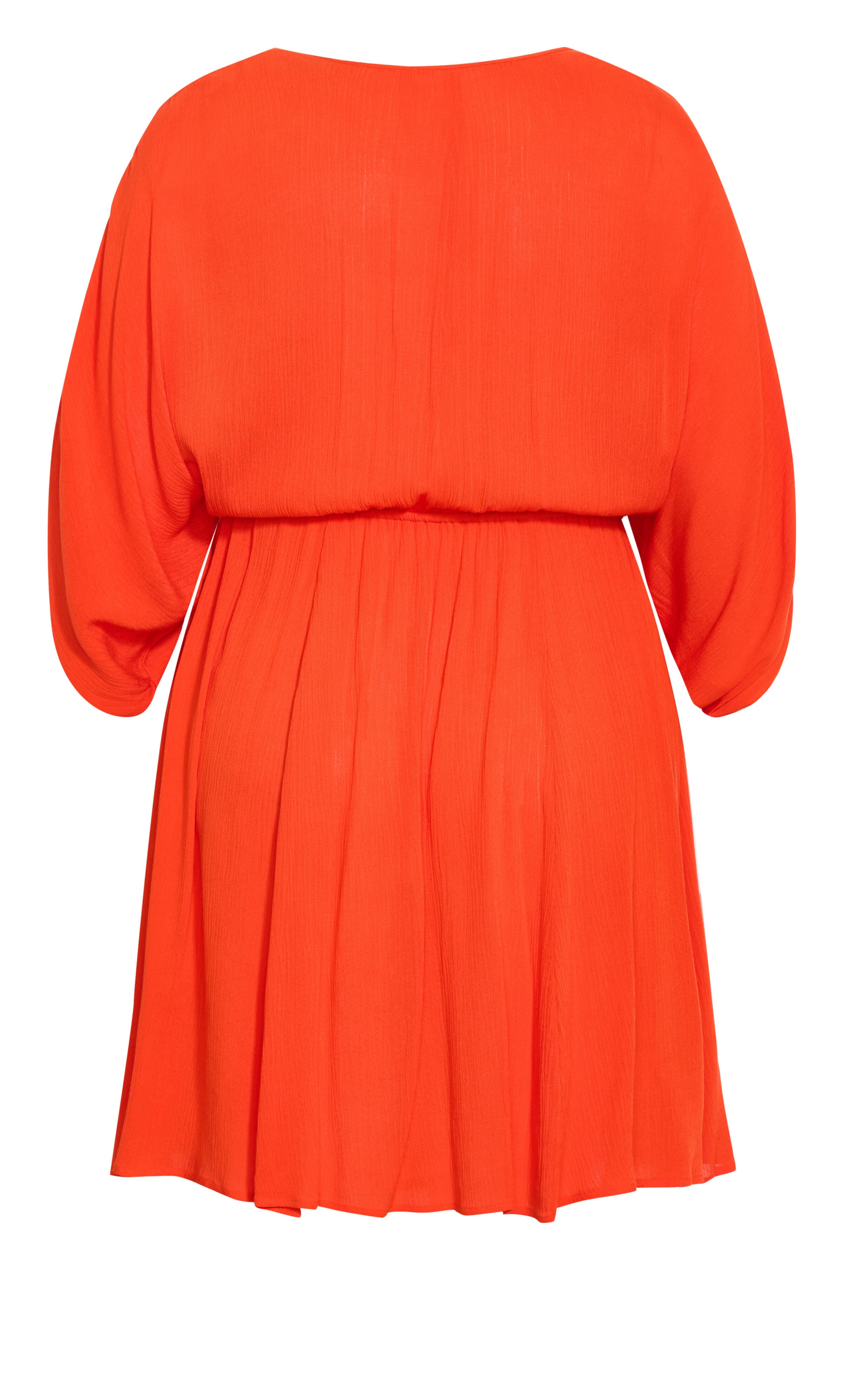 Seville Tunic Dress - tiger lily, ORANGE, alternate image number 5
