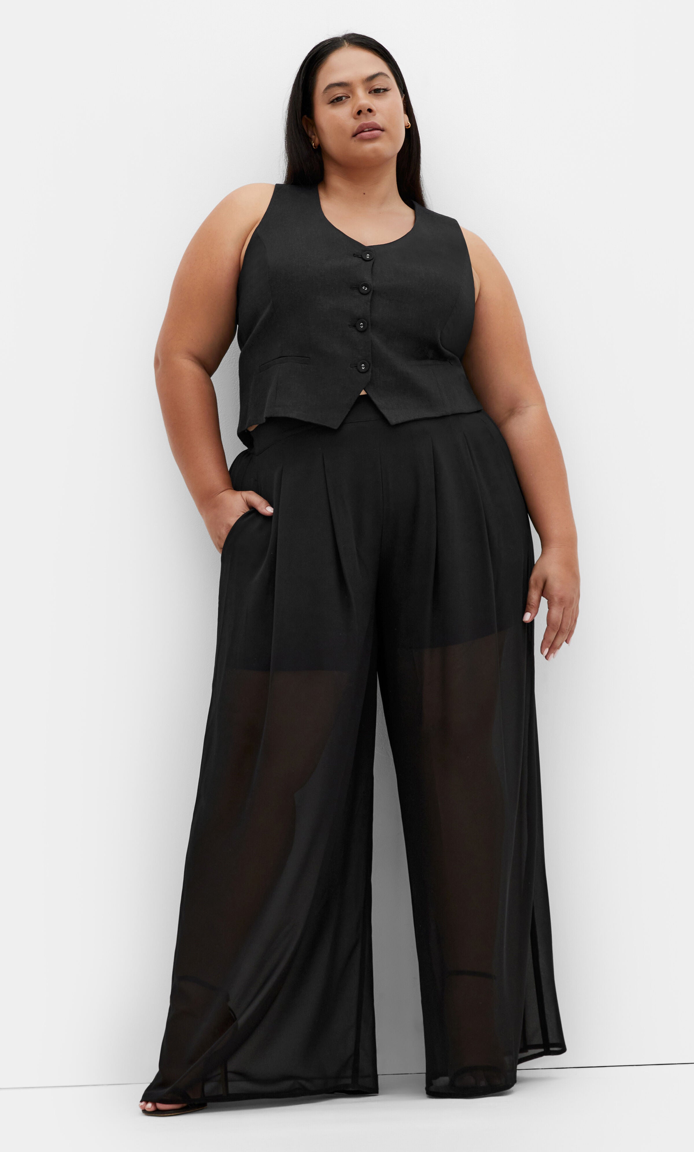 Corina Pant - black, GRAY, hi-res image number 0