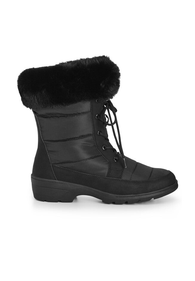 Nylah Cold Weather Boot, BLACK, alternate image number null