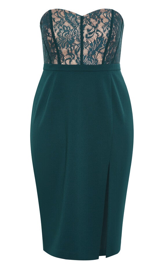 Perfect Date Dress - emerald, EMERALD, alternate image number 3