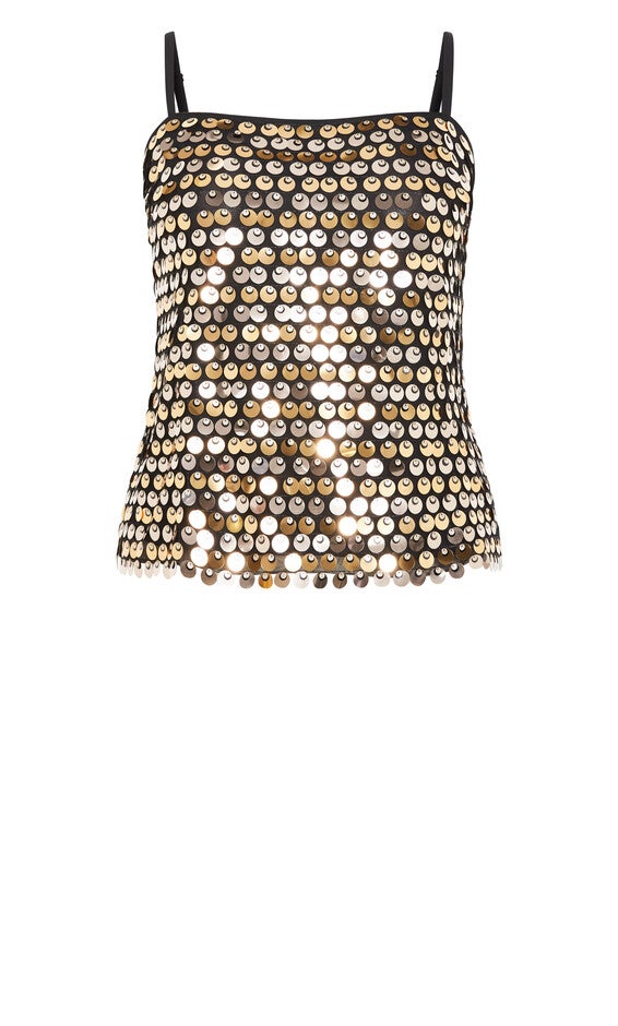 Disco Top - gold, YELLOW, alternate image number 3