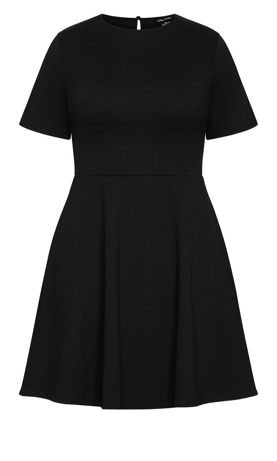 Cariline Dress - black, BLACK, alternate image number null
