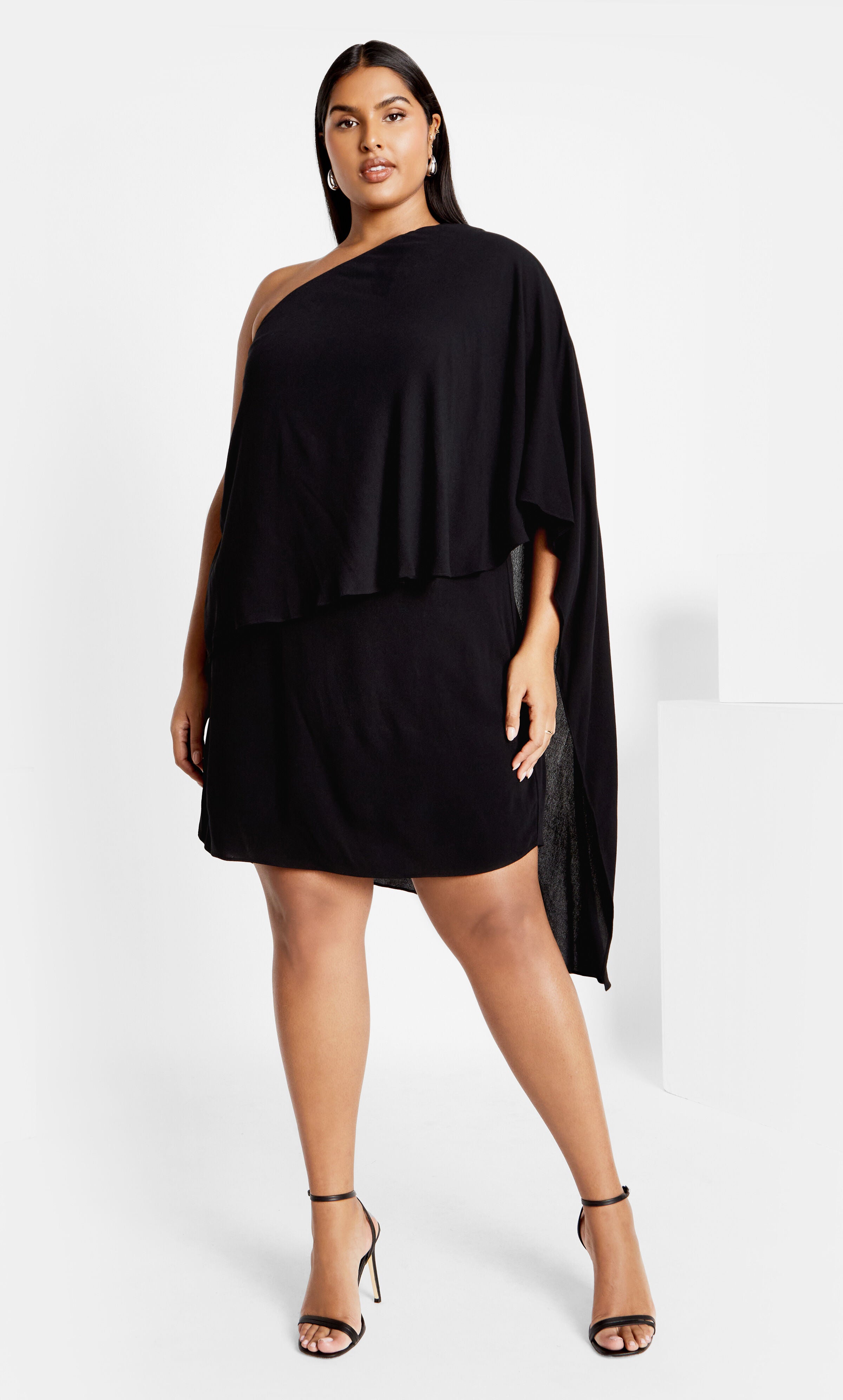 Lily Dress - black, BLACK, alternate image number 1