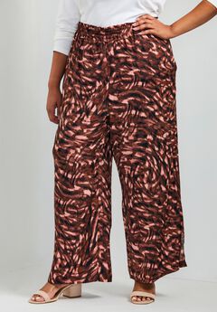 Elly Wide Leg Pull On Pant