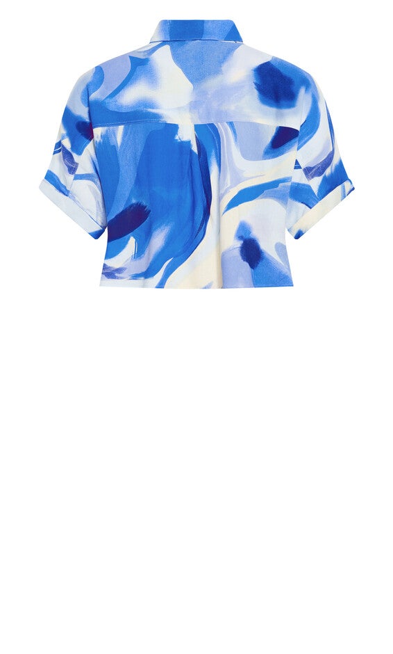 Esme Print Shirt - blue, WHIRLPOOL, alternate image number 5
