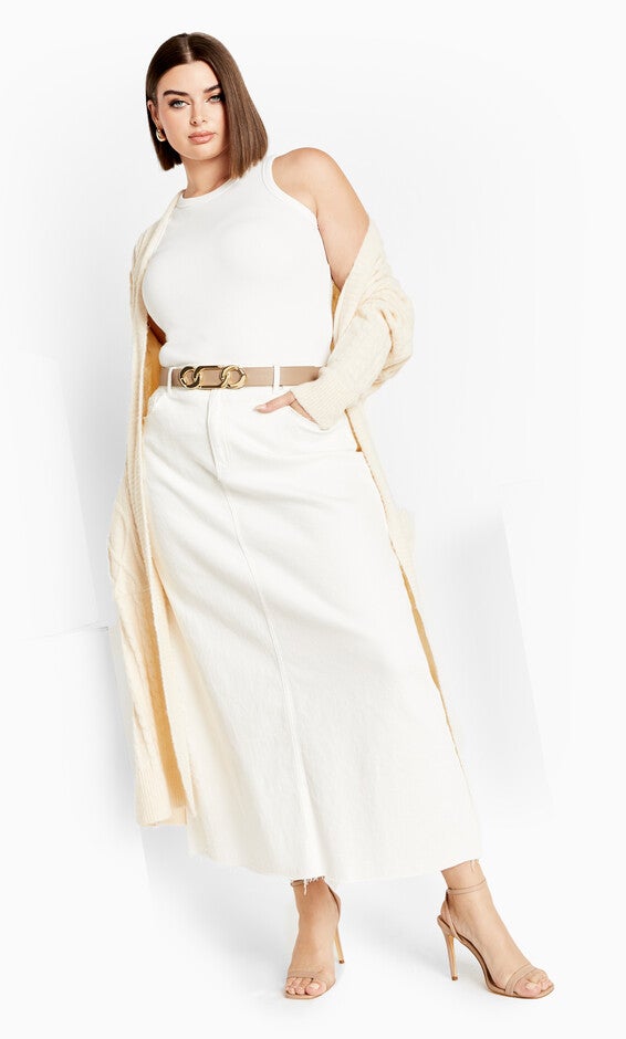 Kelsey Cardigan - cream, WHITE, alternate image number null
