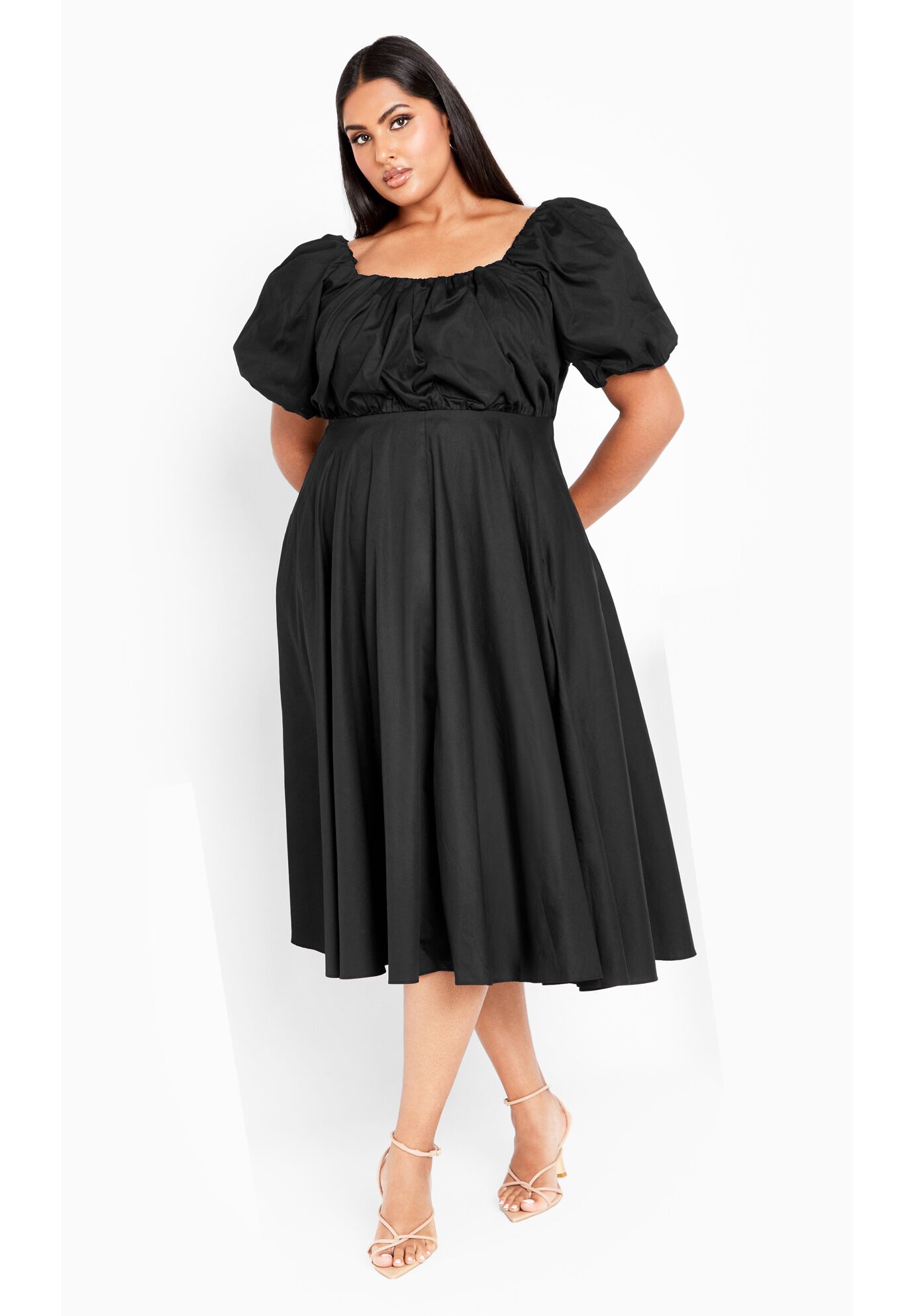Rosabella Dress - black, BLACK, on-hover image number 1