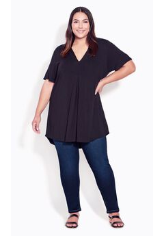 Plus Size Comfortable High Rise Jeans