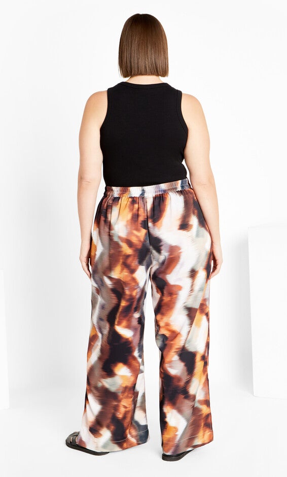Miranda Print Pant - burnt orange, MINERALS, alternate image number 5