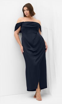 Forbidden Love Maxi Dress - navy