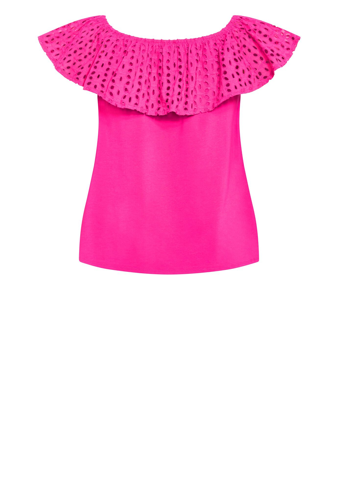 Lexi Mixed Media Top, FUCHSIA, alternate image number 7