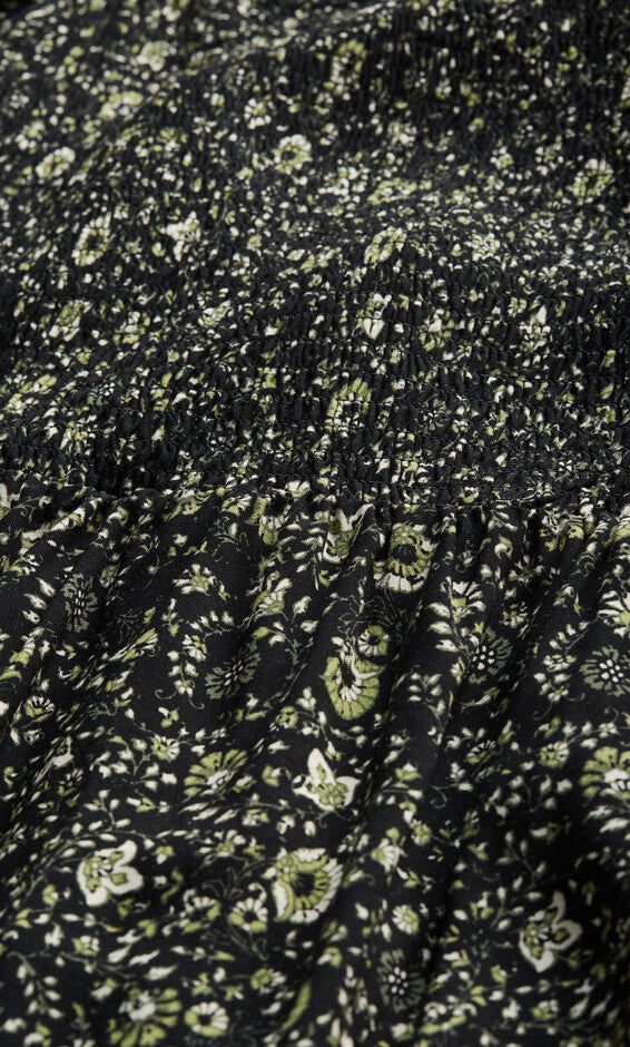 Dahlia Tiered Maxi Dress - olive, GREEN, alternate image number 5