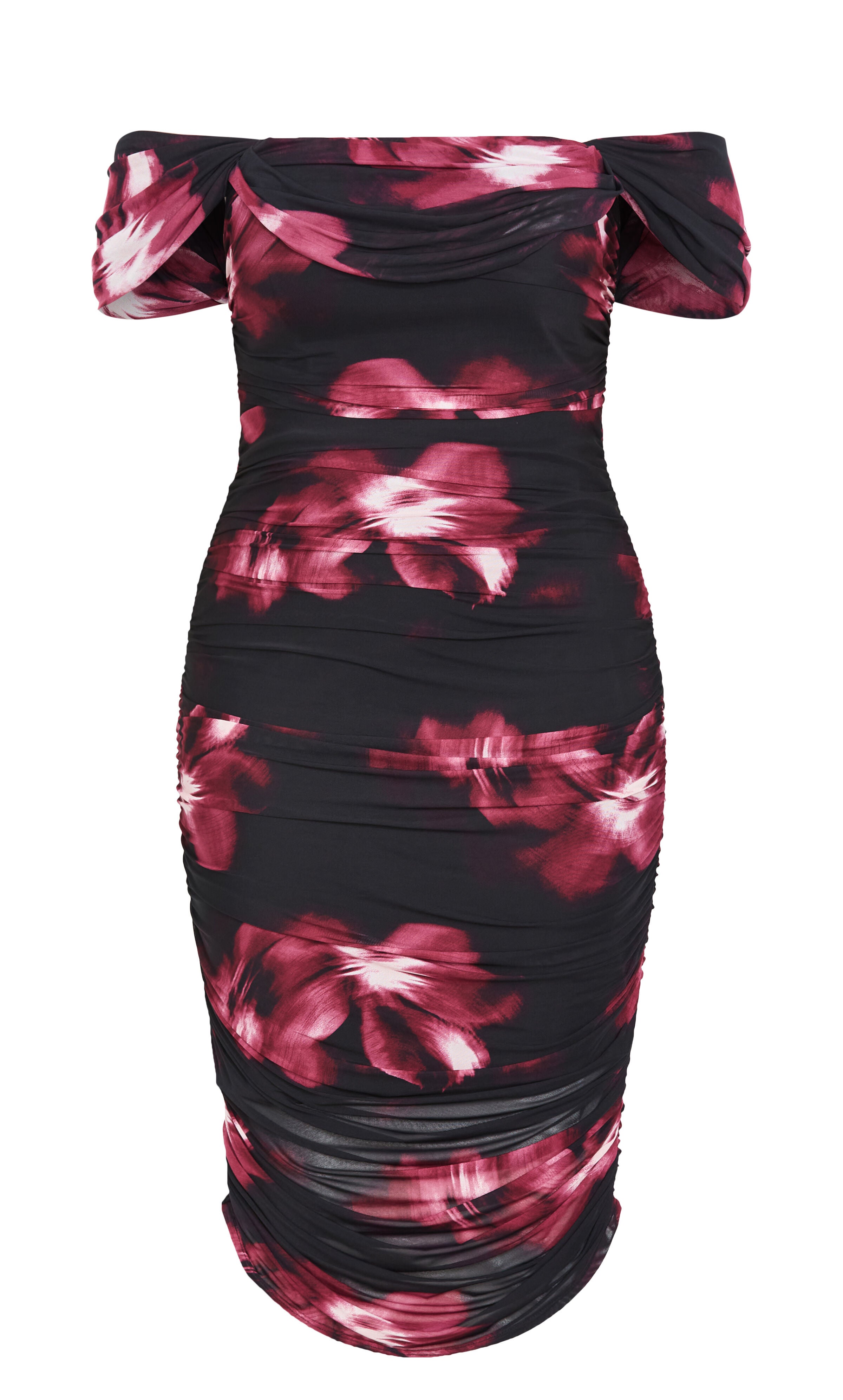 Jazmin Print Dress - cherry print, PURPLE, alternate image number 3