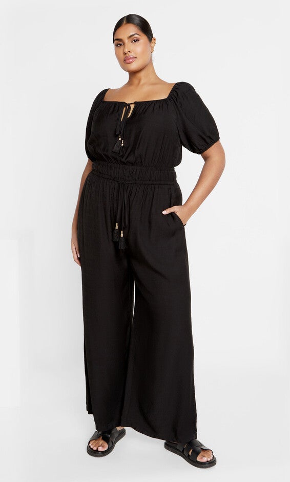 Erica Jumpsuit - black, BLACK, hi-res image number 0