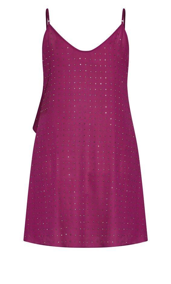 Hi Lo Shine Cami - mulberry, MULBERRY, alternate image number 5