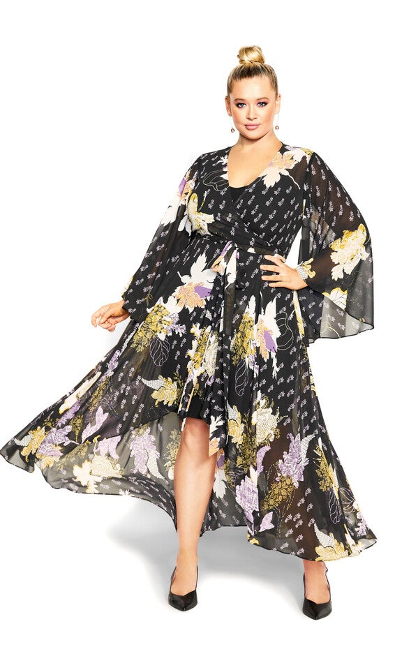 Maya Maxi Dress - black, BLACK, alternate image number null