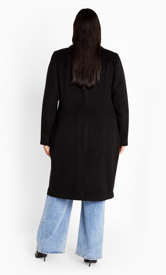 Amelia Coat - black, BLACK, alternate image number null