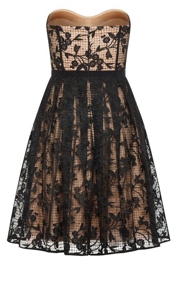 Angeline Dress - black, BLACK, alternate image number 7