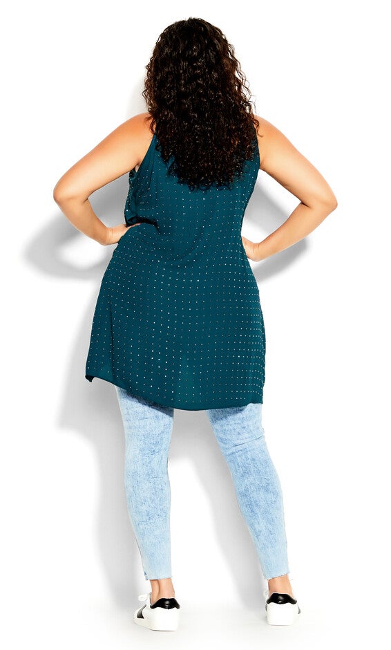 Shine Hi Lo Cami - emerald, EMERALD, alternate image number 5
