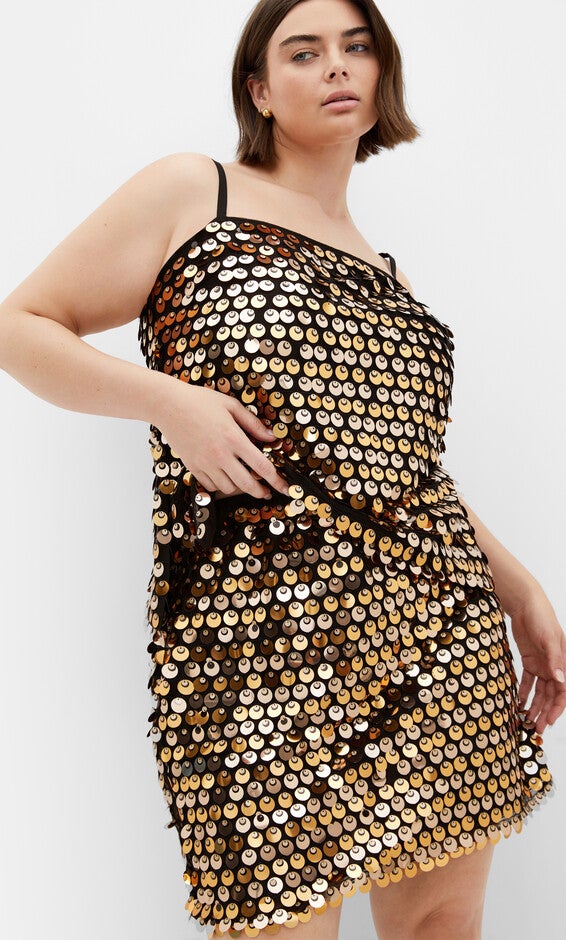 Disco Skirt - gold, YELLOW, hi-res image number null