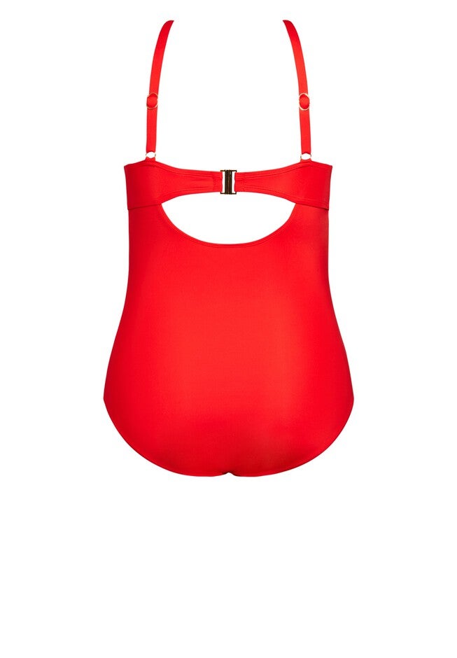 Cancun Underwire 1 Piece - grenadine, RED, alternate image number 3