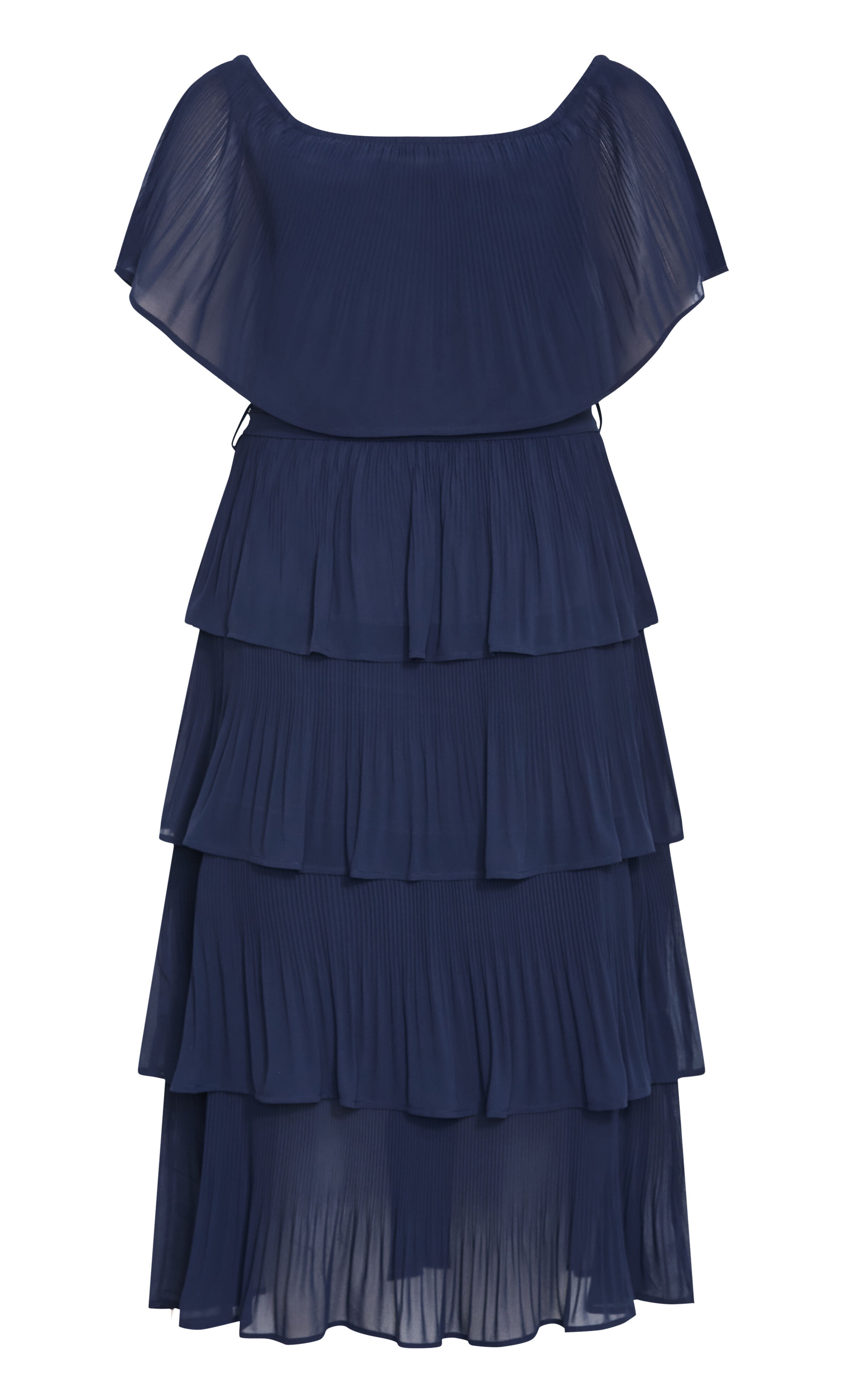 Night Garden Tier Midi Dress, BLUE, alternate image number 6