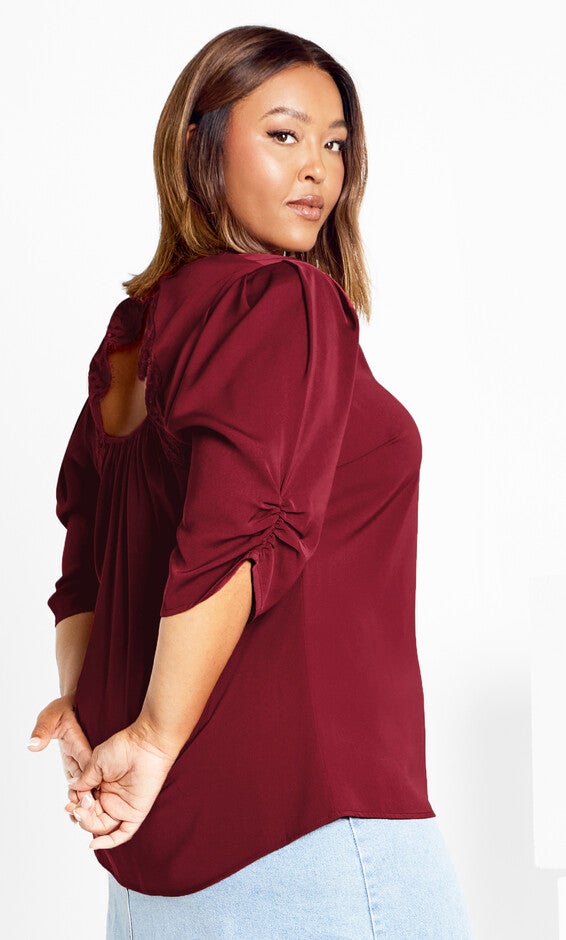 Emery Top - ruby, RED, hi-res image number null