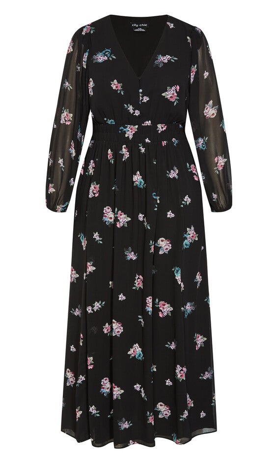 Jemina Maxi Dress - vintage rose bud, VINTAGE, alternate image number null