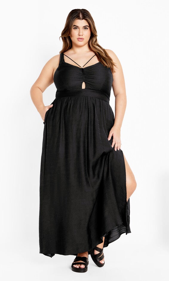 Iman Dress - black, BLACK, hi-res image number 0