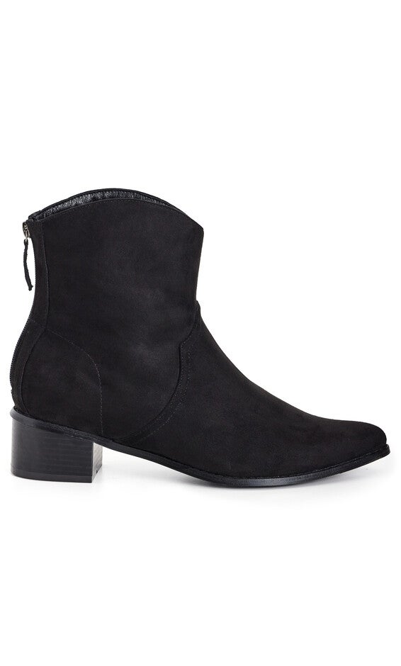 WIDE FIT Western Ankle Boot - black, BLACK, alternate image number null