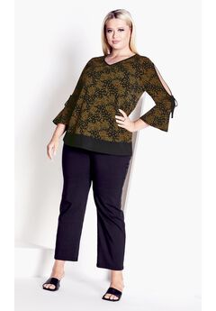 Lara Layered Print Top