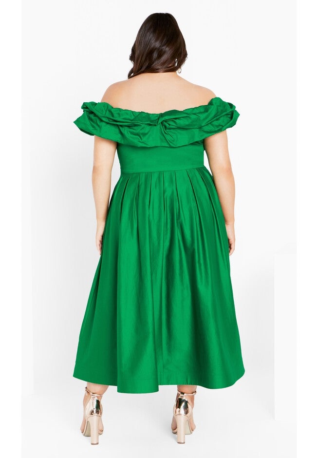 Mayah Dress - jellybean, GREEN, alternate image number null