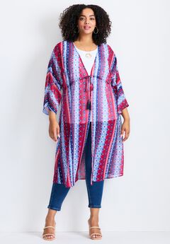 Tie-Front Duster Kimono