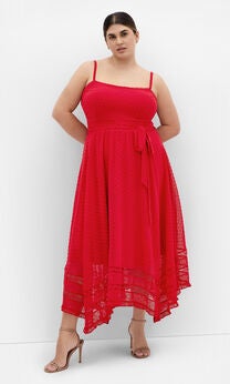 Flirty Nature Dress - red